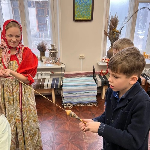 Экскурсия и мастер-класс «Лён — от семечка до полотна»