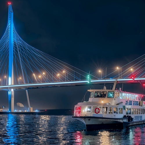 Танцы на теплоходе под разводными мостами — в Санкт-Петербурге