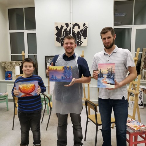 Картина маслом в Петербурге — за одно занятие