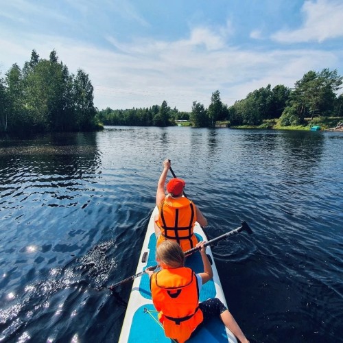 Перезагрузка в Приладожье с йогой, баней, сибирским чаном и сапами (всё включено)