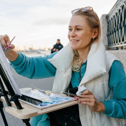 Мастер-класс по рисованию на свежем воздухе «Петербург с открытки»