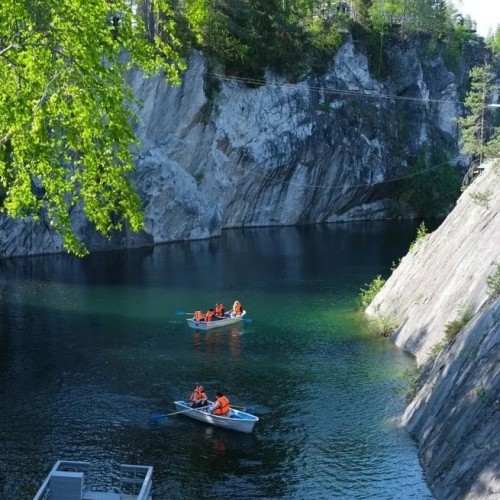 Уик-энд в Карелии: «Рускеала», водопады и шхеры с ночёвкой в глэмпинге на берегу Ладоги