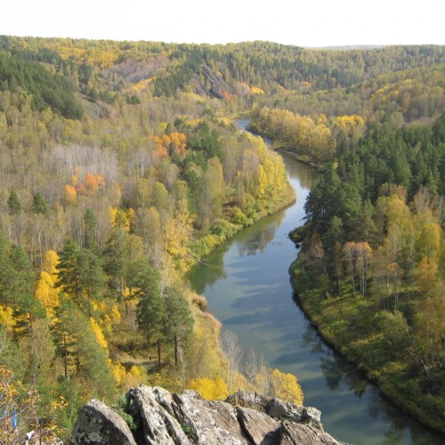 Бердские скалы и два водопада
