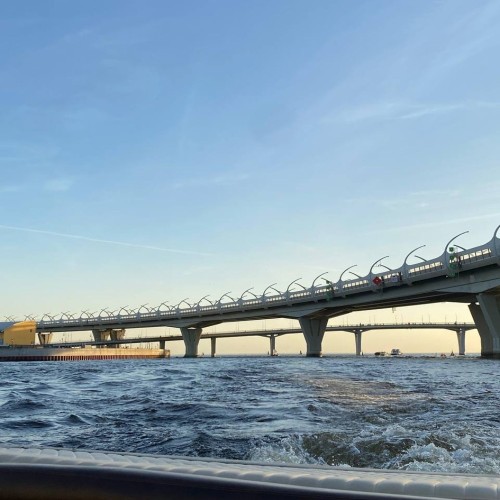 Питер с борта катера