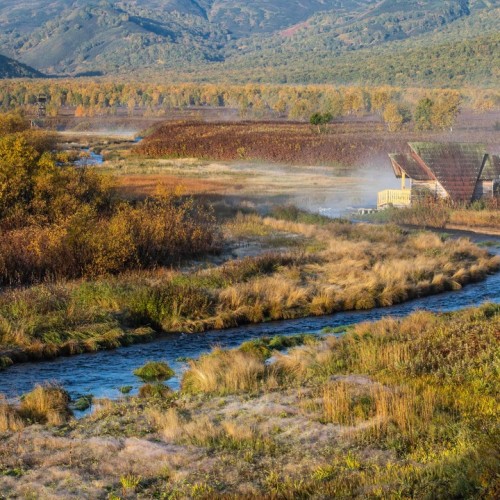Большой поход с рюкзаками и палатками по Камчатке: вулканы, Тихий океан, термы и альпийские луга