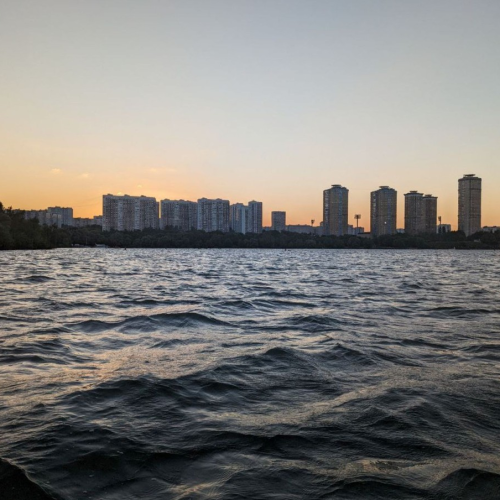 Закат на сапах в Москве