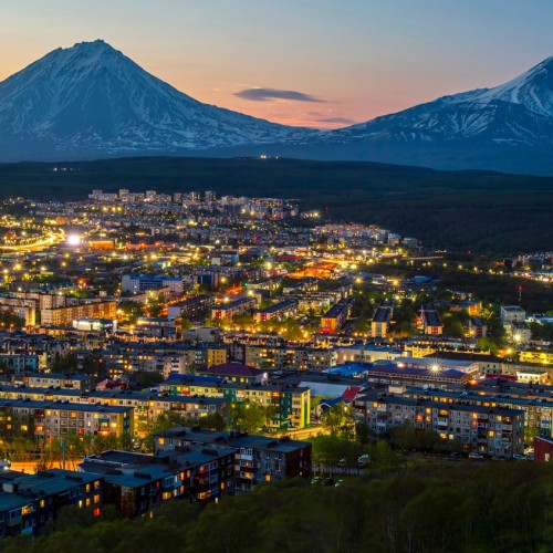 Очарование ночного Петропавловска