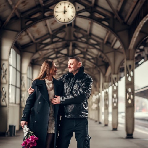 Фотосессия на Витебском вокзале в Петербурге