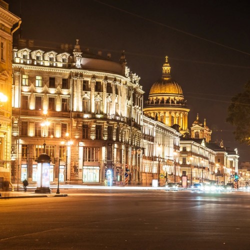 Фонари ночного Петербурга — прошлое, настоящее, будущее
