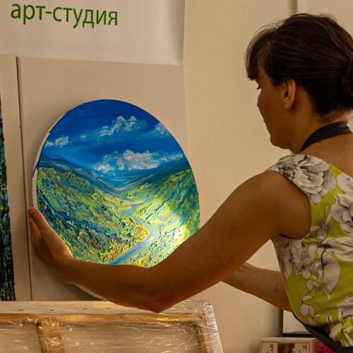 Мастер-класс по текстурной живописи для взрослых и детей в Петербурге