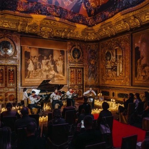 Музыкальный салон в особняке Половцова