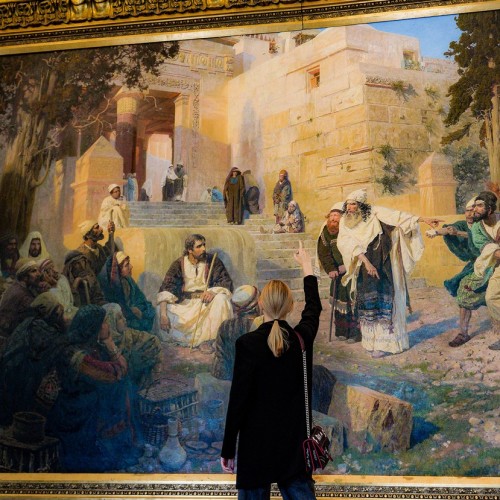 Рисуем шедевры Эрмитажа с профессиональным художником 