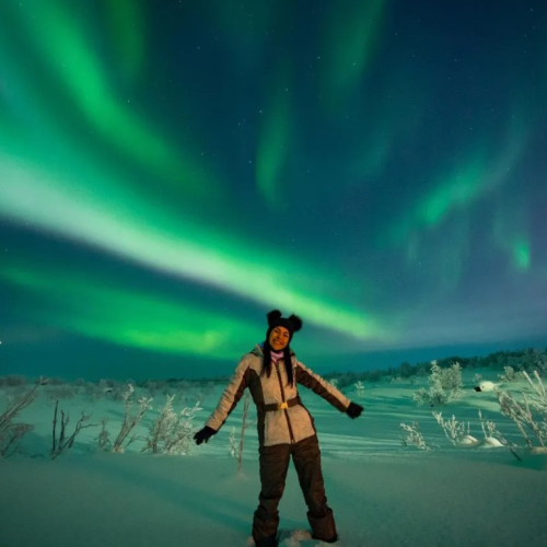 «Всё включено» на Кольском: охота за сиянием, снежное сафари, айс-флоатинг, арктическая кухня