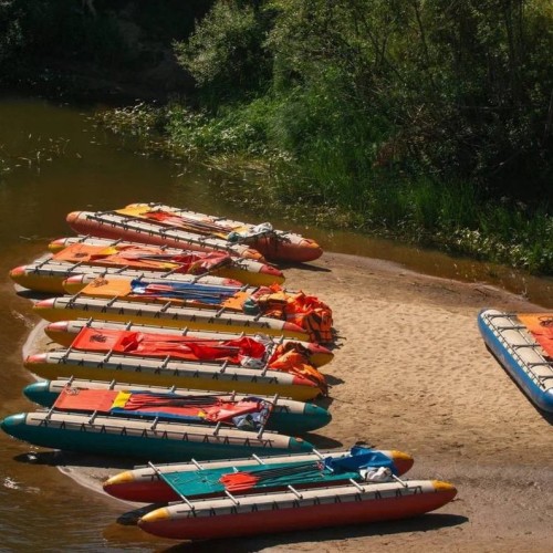 Лёгкий сплав на катамаранах по реке Немде с прогулками и проживанием в палатках