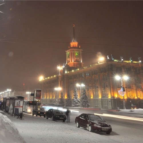 Ночной Екатеринбург