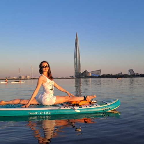 Сап-прогулка по озеру Лахтинский Разлив