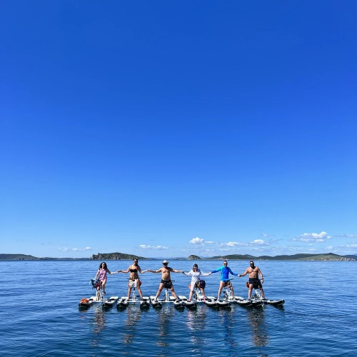 Морская прогулка на водном велосипеде в мини-группе