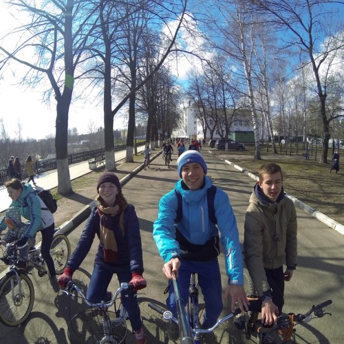 Велопрогулка по центру Ярославля (аренда не включена)