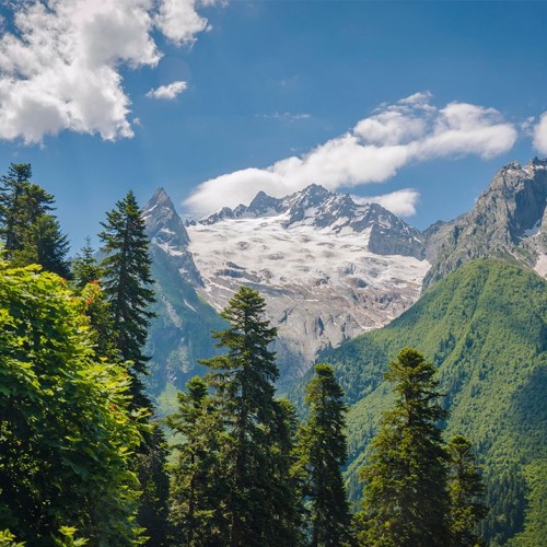 Домбай и Архыз: треккинг налегке с проживанием в гостинице
