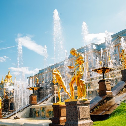 Экскурсия по Нижнему парку и дворцу Петергофа (билеты включены)