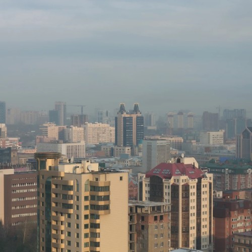 Над Новосибирском — на самолёте!