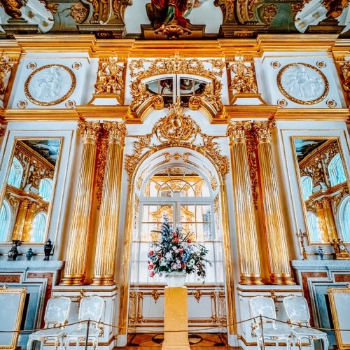 Екатерининский и Александровский дворцы в Пушкине (из Петербурга)