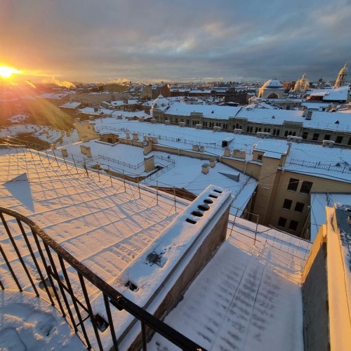 Панорама исторического Петербурга: на башню МПВО с чаепитием