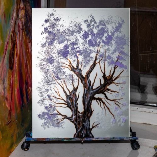 «Интерьерная картина с золотой/серебряной поталью»: мастер-класс в Петербурге