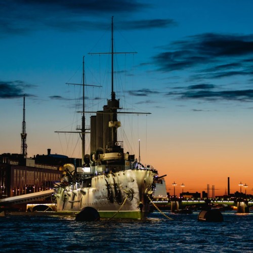 Финский залив и три разводных моста