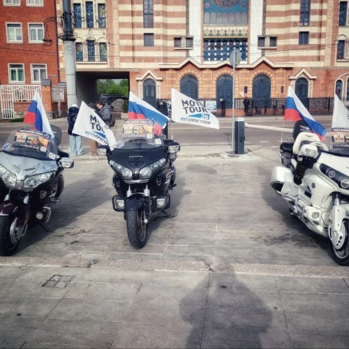 По Калининграду — на мотоцикле круглый год