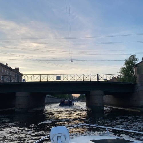 Питер с борта катера