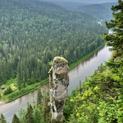 На сапбордах — к Усьвинским столбам и Омутному камню (в 3 ч от Перми)