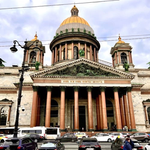 Санкт-Петербург из окна автобуса