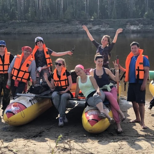 Лёгкий сплав на катамаранах по реке Немде с прогулками и проживанием в палатках
