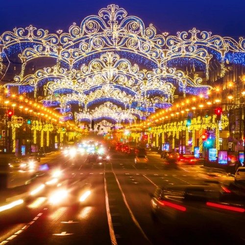 Новогодняя прогулка по Петербургу