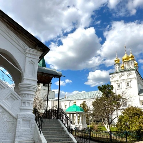 Макарьевский монастырь и Сергиевская слобода из Нижнего Новгорода
