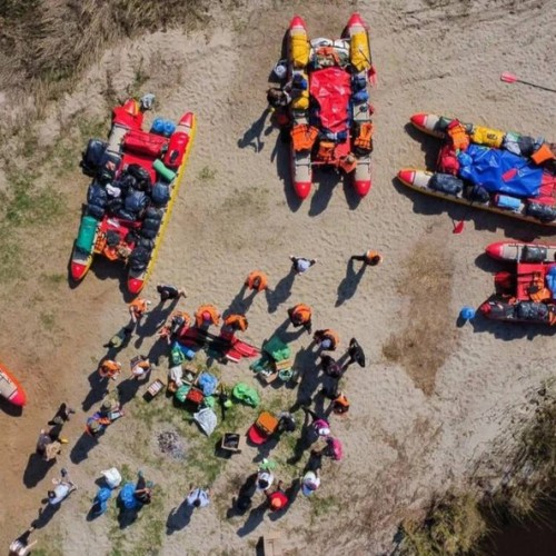 Лёгкий сплав на катамаранах по реке Немде с прогулками и проживанием в палатках