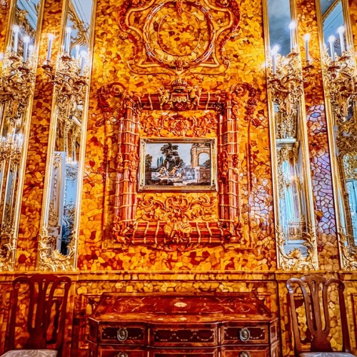 Екатерининский дворец в Пушкине (из Петербурга)