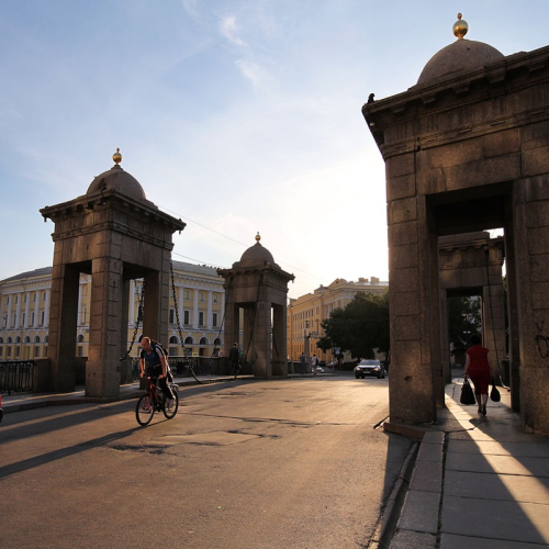 Ночная велопрогулка по Питеру: вдоль берегов Фонтанки