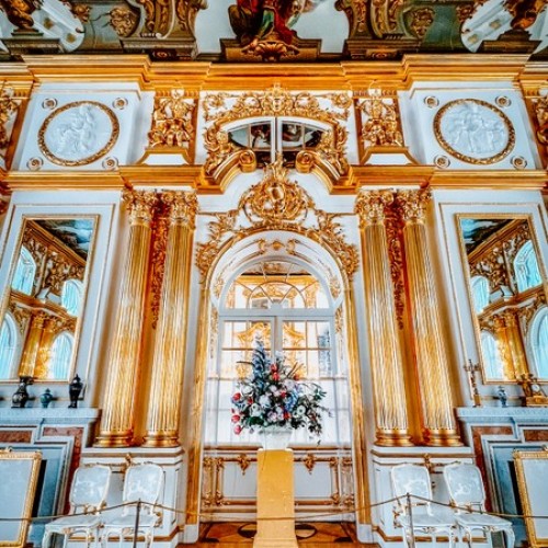 Екатерининский дворец в Пушкине (из Петербурга)