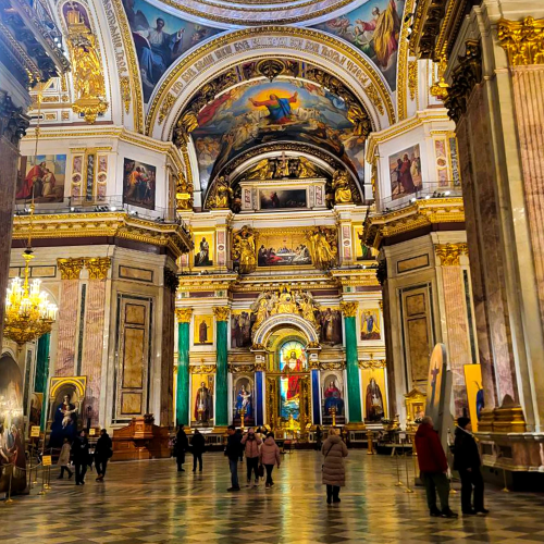 Площади Петербурга + посещение Исаакиевского собора (билет включён)