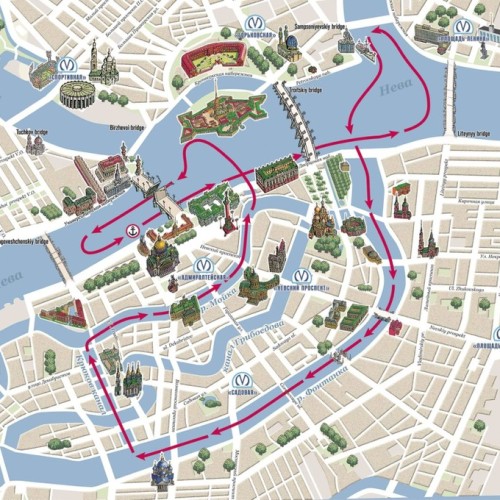 Вечерний вояж: развод Дворцового моста на теплоходе