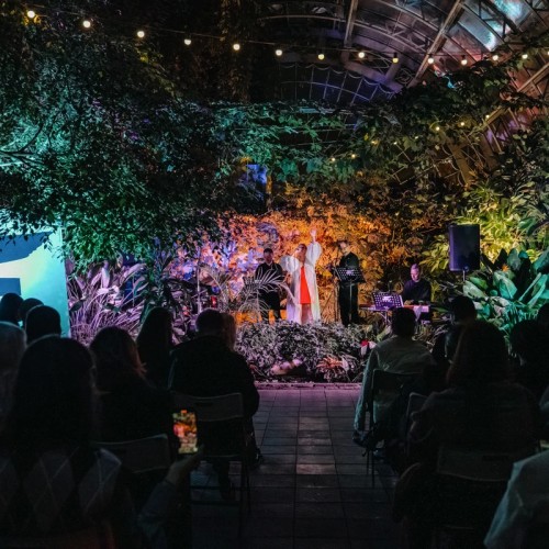 Концерт в оранжерее Таврического сада