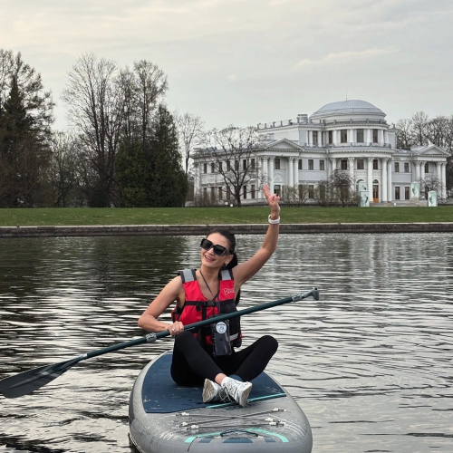 Сап-прогулка по Каменному острову