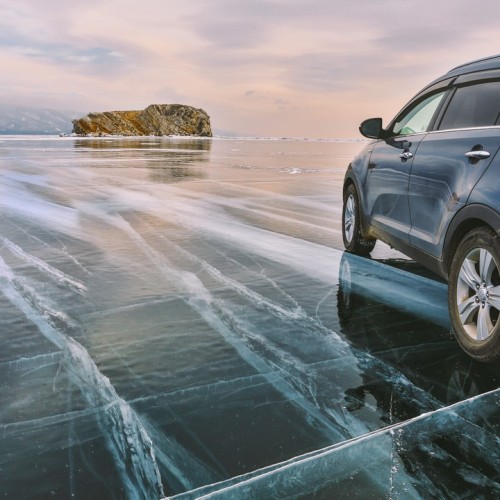 Индивидуальный джиппинг на Байкал с фотографом: ледяные пейзажи Ольхона и Огоя без экскурсий