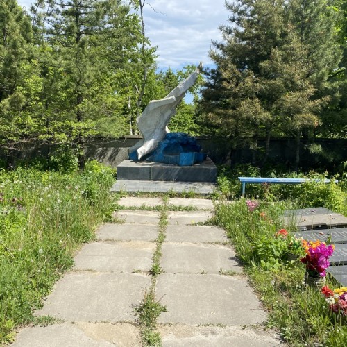 Морское кладбище на горе Монастырской