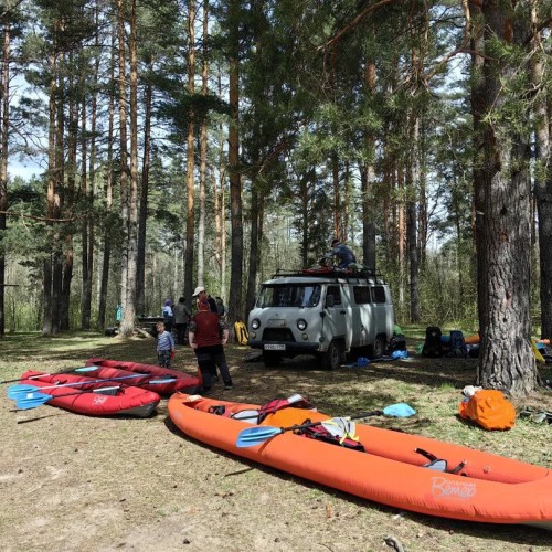 Сплав на байдарках по реке Осуге (всё включено)