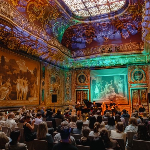 Музыкальный салон в особняке Половцова