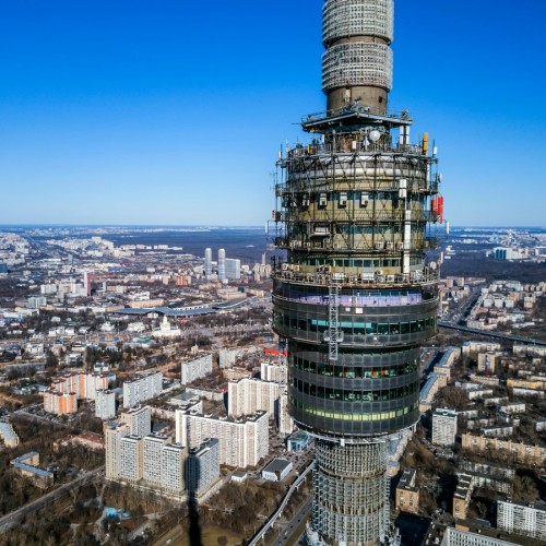 Останкинская телебашня изнутри
