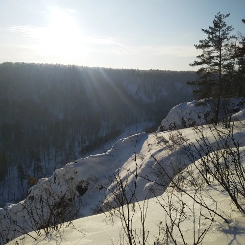 Бердские скалы и два водопада